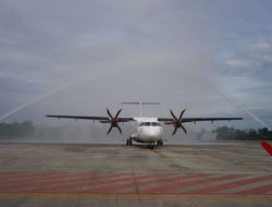Penerbangan Pekanbaru-Rengat Resmi Beroperasi, Waktu Tempuh Kini Hanya 30 Menit
