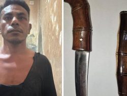 Pelaku Tikam Polisi dan Warga hingga Tewas di Bagansiapiapi Ditangkap