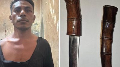 Pelaku Tikam Polisi dan Warga hingga Tewas di Bagansiapiapi Ditangkap