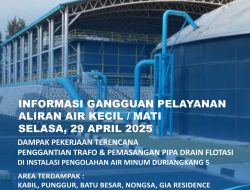 ABH Ganti Trafo dan Pasang Pipa di IPAM Duriangkang, Cek Area Terdampak