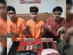 Tiga Pengedar Sabu Ditangkap di Bangkinang, Pemasok Masih Buron