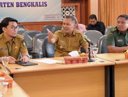 Wabup Bengkalis Ikuti Rapat Pengendalian Inflasi Bersama Mendagri