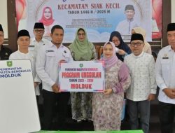 Safari Ramadan, Bupati Bengkalis Sampaikan Program Pembangunan di Siak Kecil