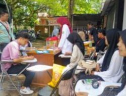 Mahasiswa UNRI Antusias Ikuti Donor Darah, Puluhan Kantong Terkumpul