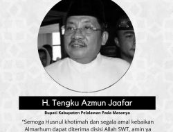 Bupati Kasmarni Sampaikan Belasungkawa atas Wafatnya Tengku Azmun Jaafar