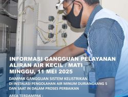Kelistrikan IPAM Duriangkang 5 Alami Gangguan, Berikut Area Terdampak