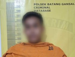 Bermula dari Video Warga, Pemuda Pengguna Sabu Ditangkap di Batang Gansal