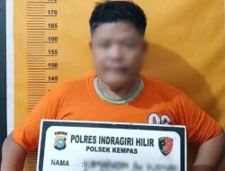 Bentak Pedagang dan Acungkan Badik, Pria di Inhil Ditangkap Polisi