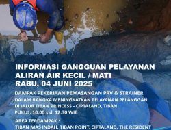 Peningkatan Layanan, ABH Lakukan Pemasangan PRV & Strainer di Jalur Tiban Princess-Ciptaland