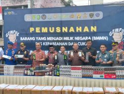 Pemusnahan BMMN Bernilai Miliaran: Transparansi dan Akuntabilitas Jadi Prioritas Bea Cukai Tembilahan