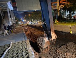 Tindak Lanjuti Laporan Masyarakat, BP Batam Lakukan Perbaikan Jalan Letjen Suprapto SP Plaza