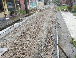 Papan Proyek Tak Terlihat, Pengerjaan Jalan Rabat Beton di Desa Pesantren Tuai Sorotan