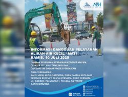 Perbaikan Kebocoran Pipa di Jalur Sei Ladi-Tanjung Uma, Berikut Area Terdampak