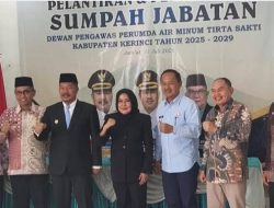Bupati Kerinci Lantik Maya Novefry sebagai Dewan Pengawas PDAM Tirta Sakti