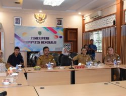 Pemkab Bengkalis Konsisten Kawal Inflasi Lewat Zoom Meeting Bersama Mendagri
