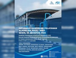 Peningkatan Layanan, ABH Lakukan Penggantian Shock Pipe di Tangki Ozon Bukit Senyum