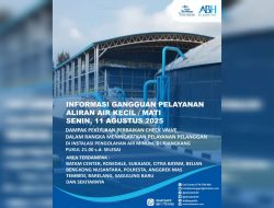 Peningkatan Layanan, ABH Perbaiki Check Valve di IPAM Duriangkang