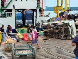 Dishub Lingga Surati ASDP Batam Usai Kendaraan ODOL Terguling di Pelabuhan Jagoh