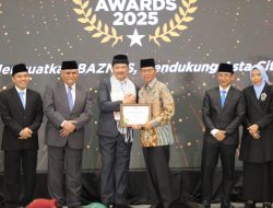 Amsakar Achmad Raih Penghargaan BAZNAS Award 2025, Tegaskan Komitmen Dukung Gerakan Zakat Nasional