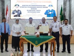 Kejati Kepri dan KSOP Batam Teken MoU Perkuat Sinergi Penegakan Hukum Maritim