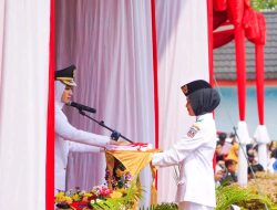 Dharmasraya Gelar Upacara Peringatan Detik-Detik Proklamasi Kemerdekaan RI ke-80