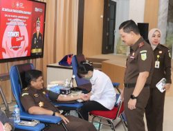 HUT ke-80 Kejaksaan RI, Ratusan Pegawai dan IAD Ikut Donor Darah di Kejati Kepri