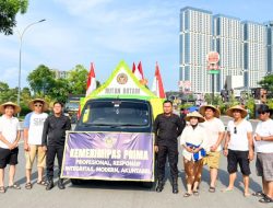 Rutan Batam Meriahkan Pawai HUT RI ke-80 dengan Tema Ketahanan Pangan