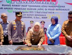Bupati Bengkalis Resmikan Ruang Rawat Inap Khusus Tahanan dan Narapidana di RSUD