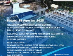 Gangguan Aliran Listrik di IPAM Muka Kuning, Ini Area Terdampak