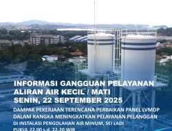 ABH Pasang Panel LVMDP di IPAM Sei Ladi, Ini Area Terdampak