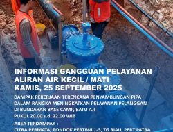 Penyambungan Pipa di Bundaran Base Camp Batu Aji, ABH Umumkan Area Terdampak