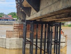 Jembatan Sungai Rokan di Ujung Batu Ditutup Total karena Perbaikan hingga 9 Oktober