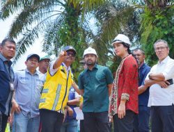 Bupati Annisa Dampingi Anggota DPR RI Zigo Rolanda Tinjau Proyek Strategis di Dharmasraya