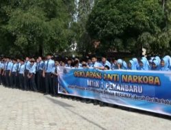 Pelajar MTsN 1 Pekanbaru Deklarasikan Gerakan Anti Narkoba di Momentum Sumpah Pemuda