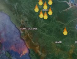 Cuaca Panas dan Minim Hujan Picu Munculnya 118 Titik Panas di Riau