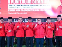 PDIP Riau Tunjuk 11 Ketua Baru DPC, Berikut Daftarnya