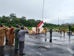 Hari Pahlawan Nasional, Desa Muntai Gelar Apel Pagi dan Salurkan Bantuan Sosial