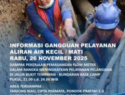 Pemasangan Flow Meter di Jalur Bukit Tempayan-Bundaran Base Camp, Ini Area Terdampak