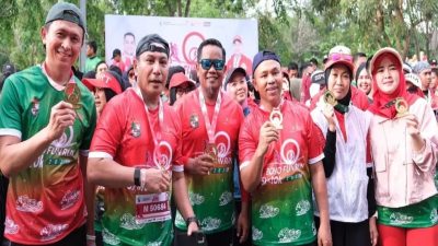 Ratusan Warga Meriahkan Bono Fun Run 5K dan 10K di Pelalawan