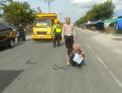Tabrak Lari di Km 16 Jalan Pekanbaru-Bangkinang, Dua Orang Tewas