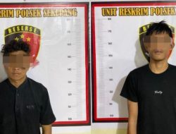 Dua Pemuda Ditangkap saat Coba Ulangi Aksi Pencurian di Bengkel Las Tanjung Riau