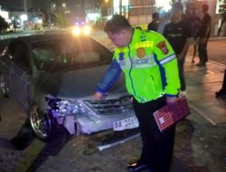 Lakalantas Dini Hari di Pekanbaru, Pelajar 18 Tahun Terluka