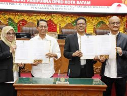 Ranperda Kota Layak Anak Resmi Disahkan, Wali Kota Batam Serukan Peran Semua Pihak