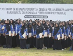 2.505 Tenaga Honorer Pemprov Riau Resmi Diangkat sebagai PPPK Paruh Waktu