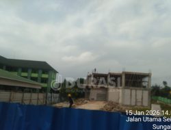 Proyek Gedung Laboratorium dan Perpustakaan MTs 1 Filal Batam Senilai Rp2,14 Miliar Molor Hingga 2026