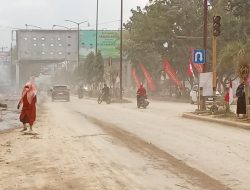 Banjir Bandang Telah Berlalu, Sisa Lumpur Menciptakan Debu
