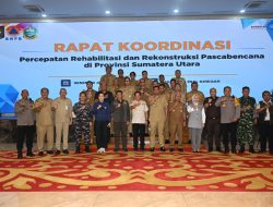 Bupati Asahan Hadiri Rakor Rehabilitasi dan Rekonstruksi Pascabencana Sumut