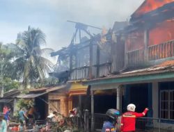 Tiga Rumah Warga Terbakar di Desa Suka Karya Simeulue Timur