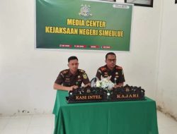 Enam Kasus Dugaan Korupsi Masuk Penyelidikan dan Penyidikan Kejari Simeulue