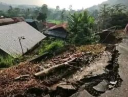 Tanah Bergerak Terjang Desa Padasari Jatinegara, Sepuluh KK Terdampak dan Sejumlah Bangunan Rusak
